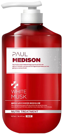 Paul Medison~Питательный бальзам для волос с ароматом белого мускуса~Nutri Treatment White Musk
